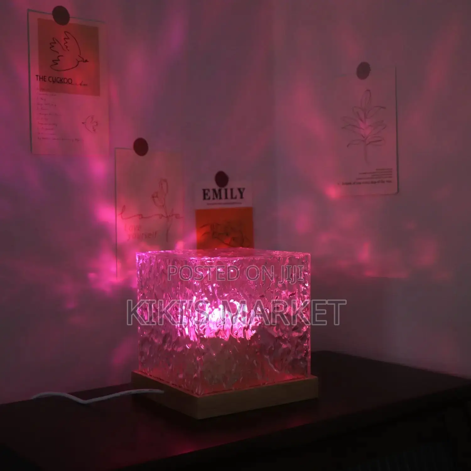 Acrylic Crystal Mood Light With Remote