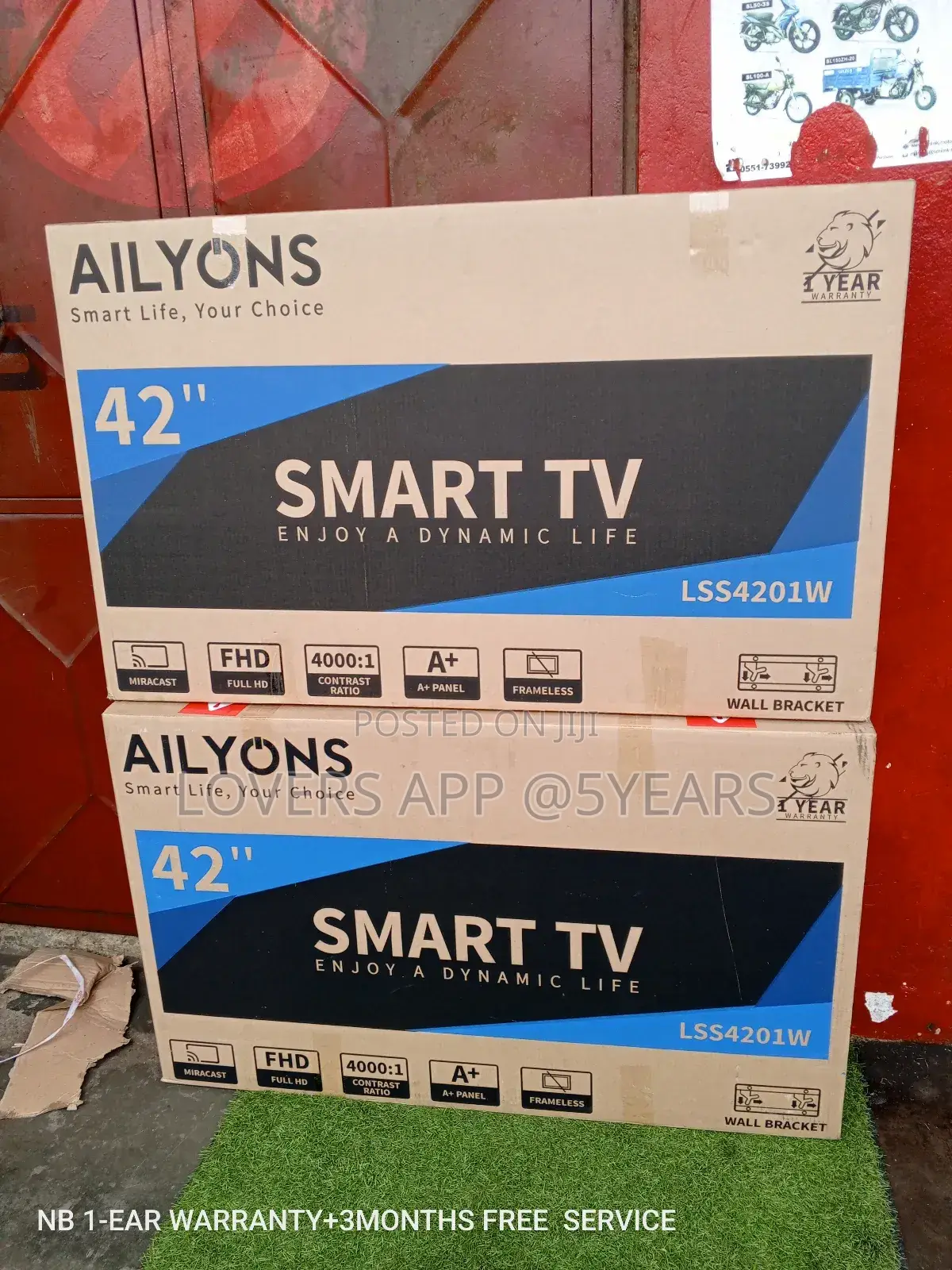 Ailyons Television Television 42inches Super Strong