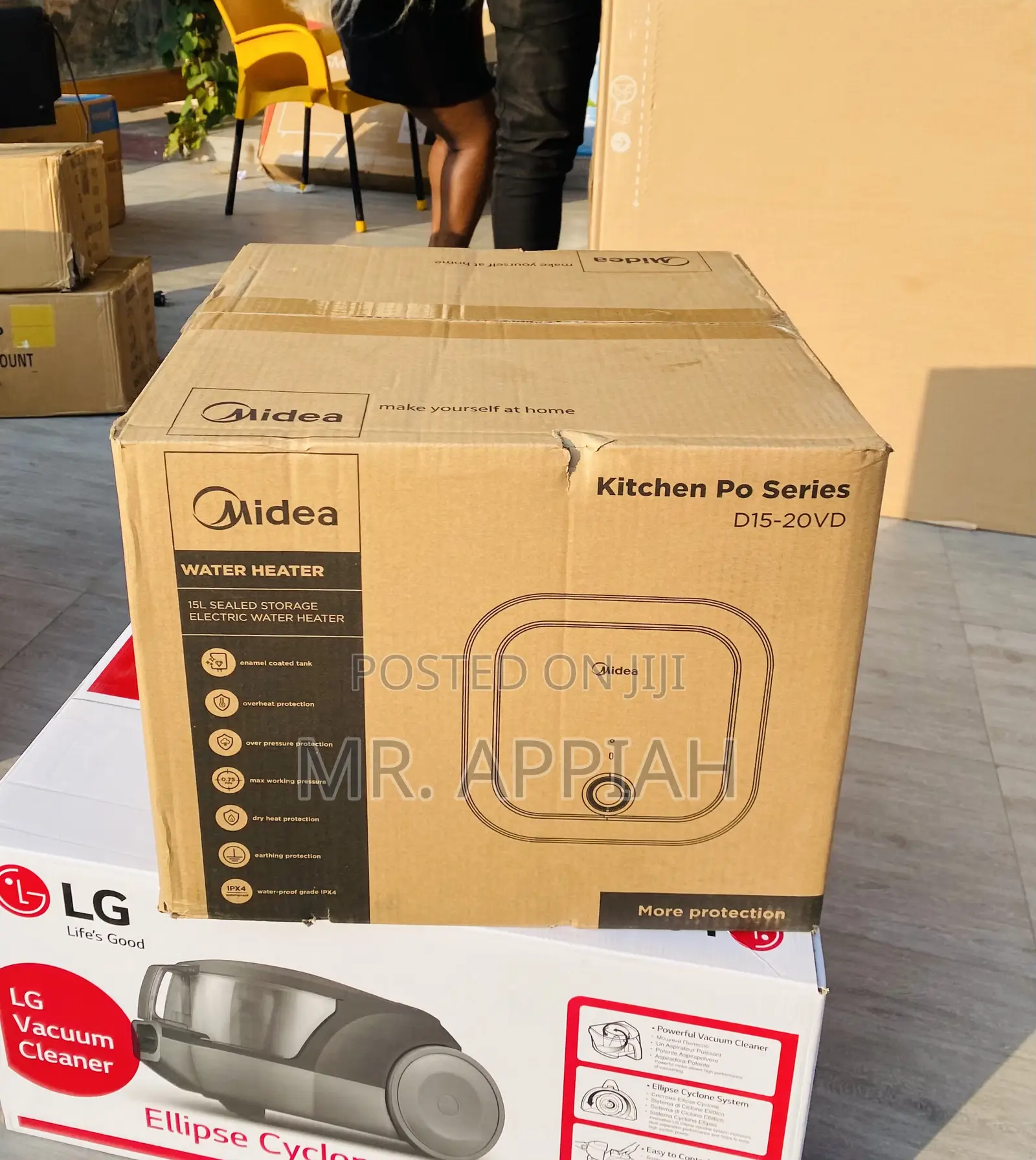 Shop Original Midea 15L Square Electric Water Heater| 2000W