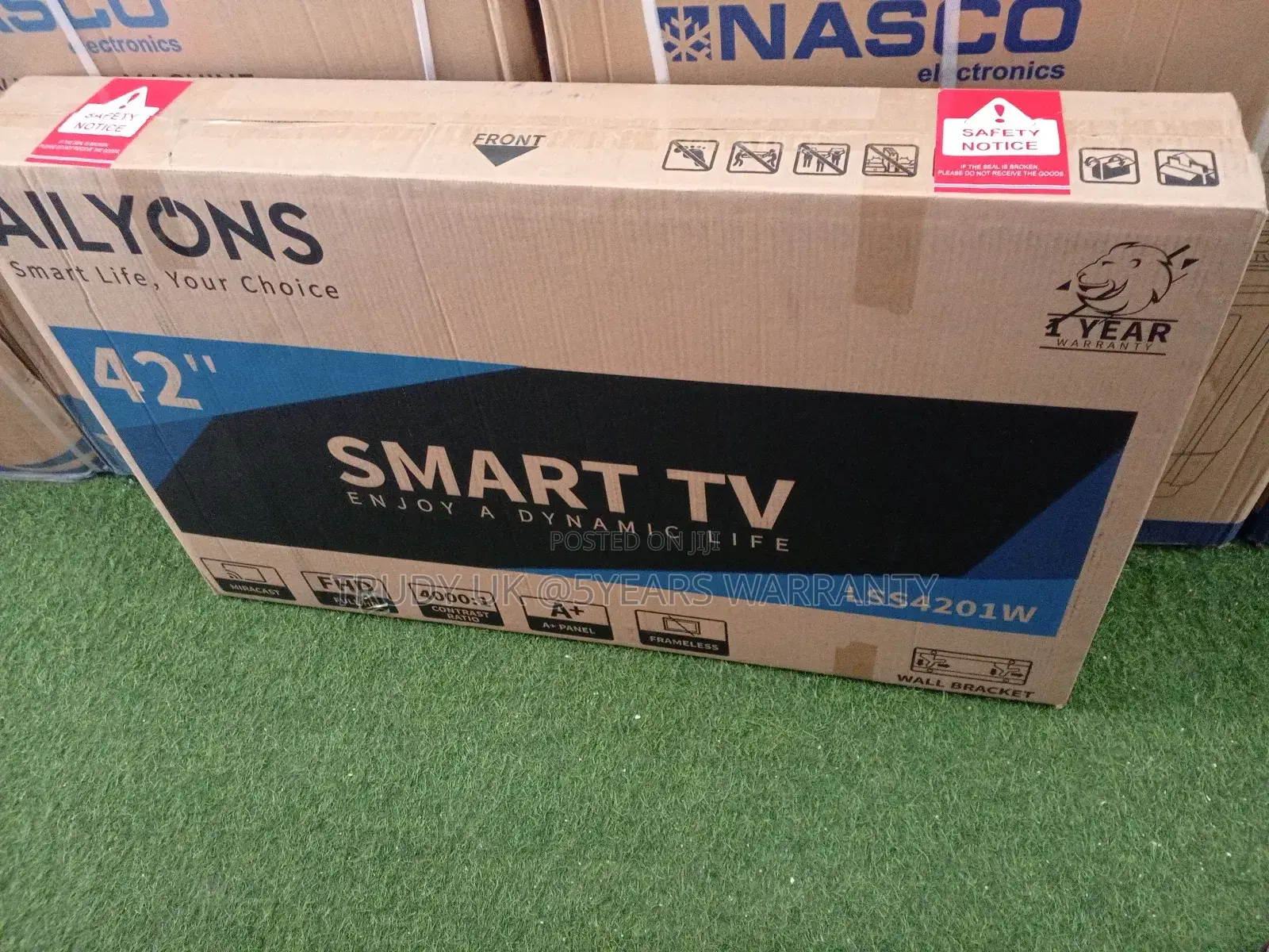 Ailyons 42inches Smart Android Tv FHD Wall Brackets