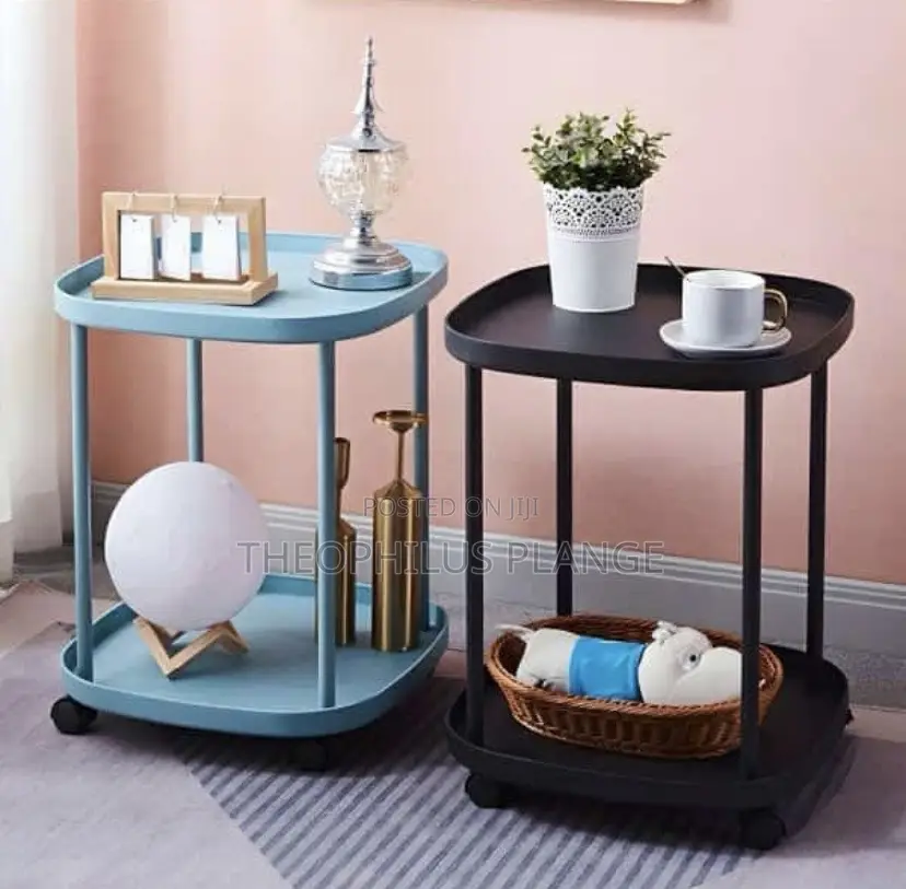 Double Layer Movable Side Table