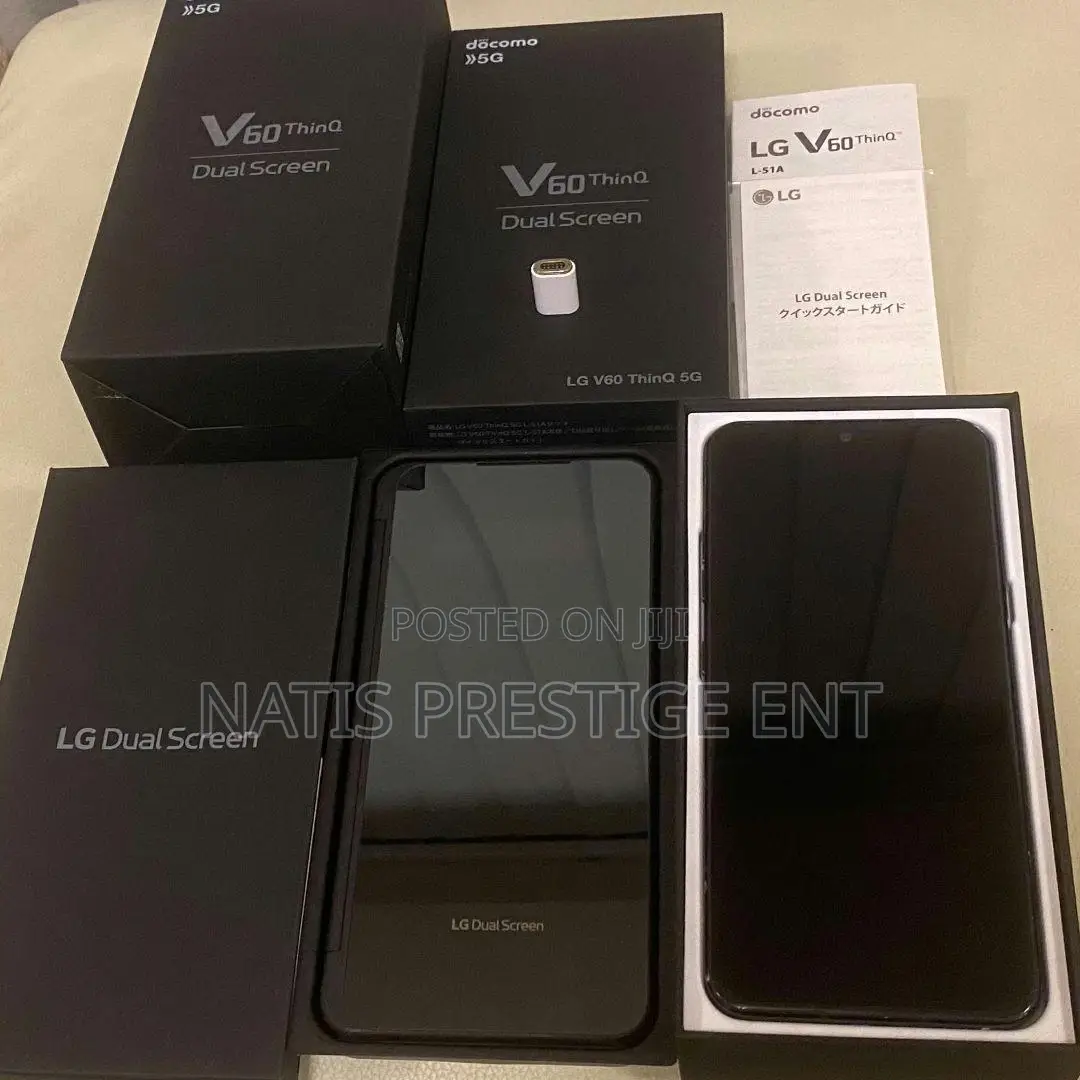 New LG V60 ThinQ 5G UW 128 GB Black