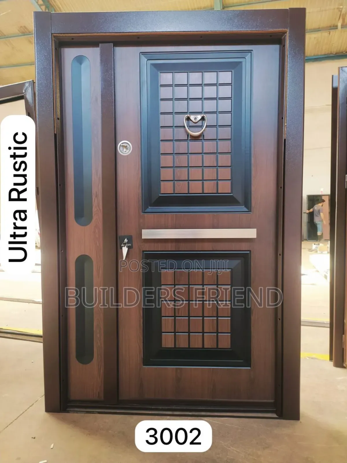 Turkish Ultra Steel Heavy One Half Security Door Complete