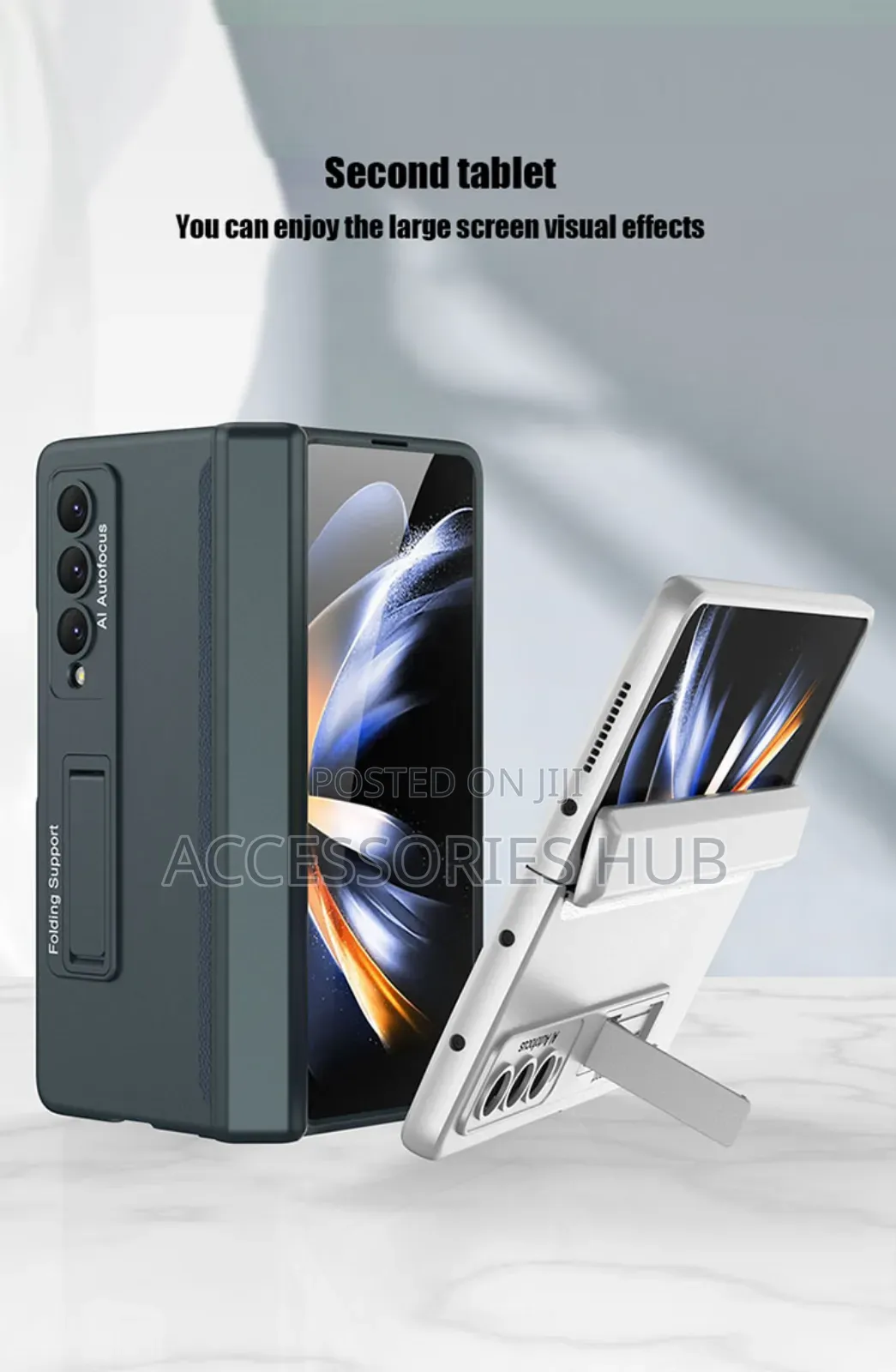 Z Fold 6 Case With Magnetic Hinge And A Protector With Stand