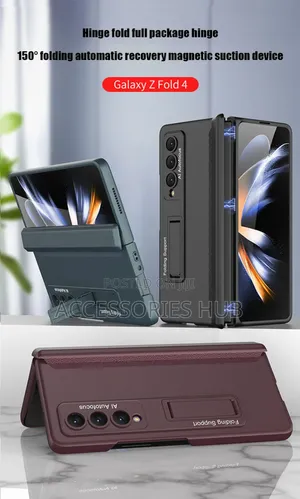 Z Fold 6 Case With Magnetic Hinge And A Protector With Stand