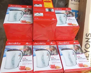 Brand New Decakila Plastic White Kettle Quality Brand.