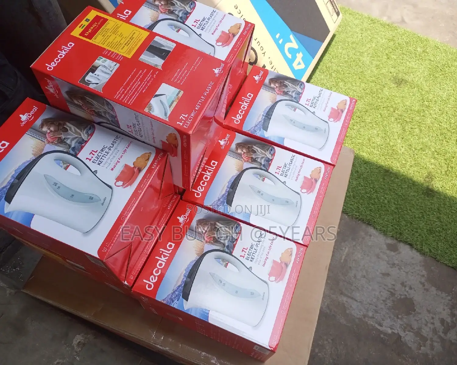 Available Decakila Kettle Plastic-White Quality Brand New.