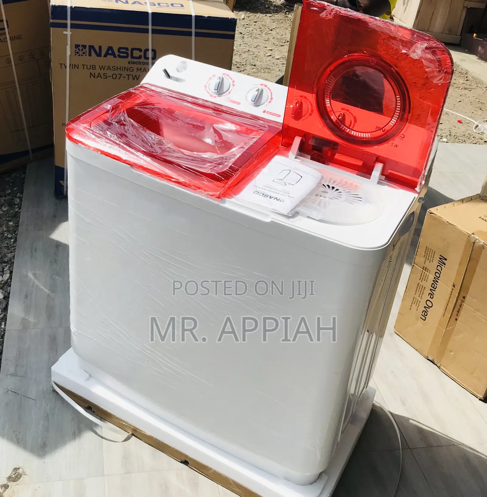 New Nasco 11kg Top Load Electric Washing Machine + Spin/Dry