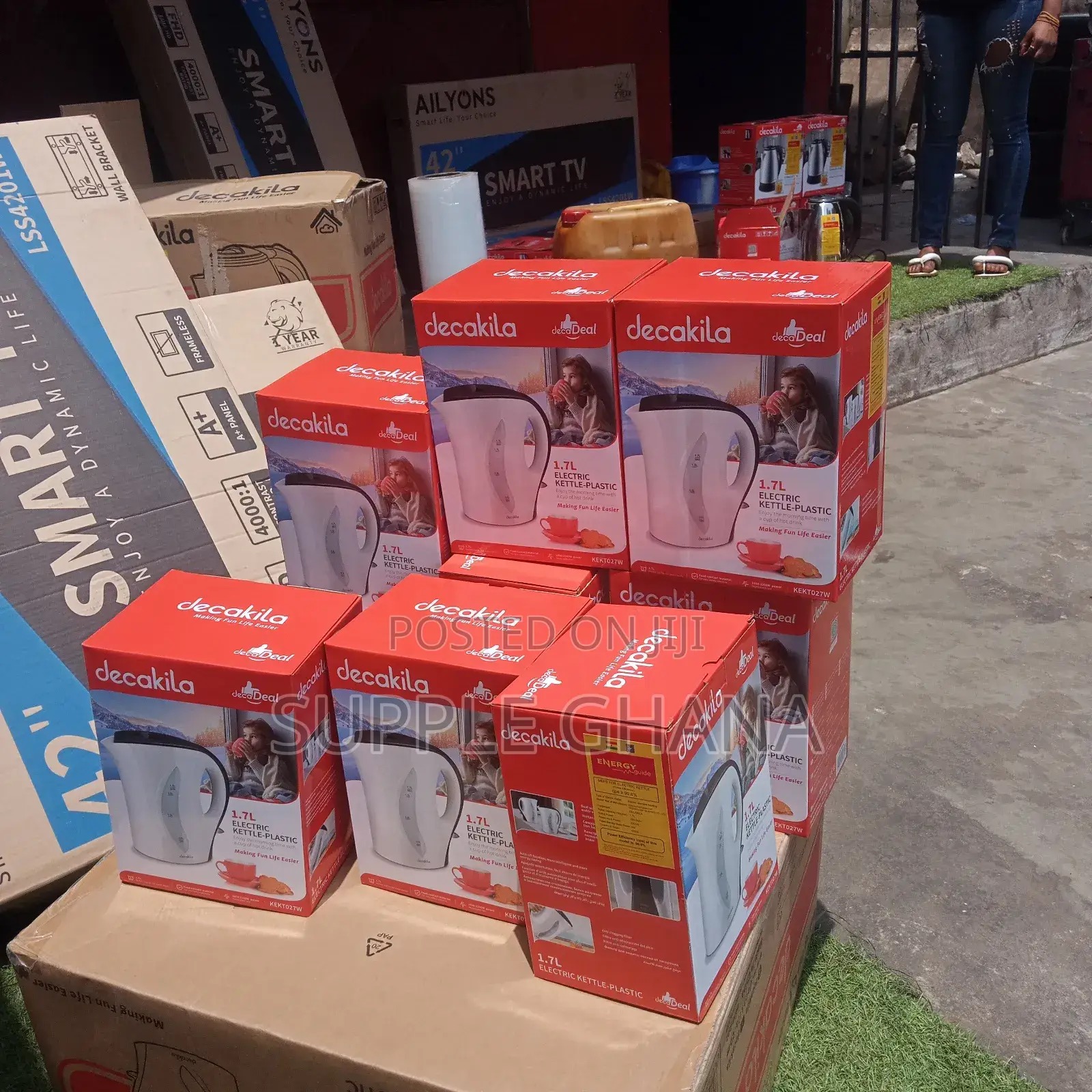 KEKTO27W 1.7L Electric Kettle Plastic Decakila Kittle Best