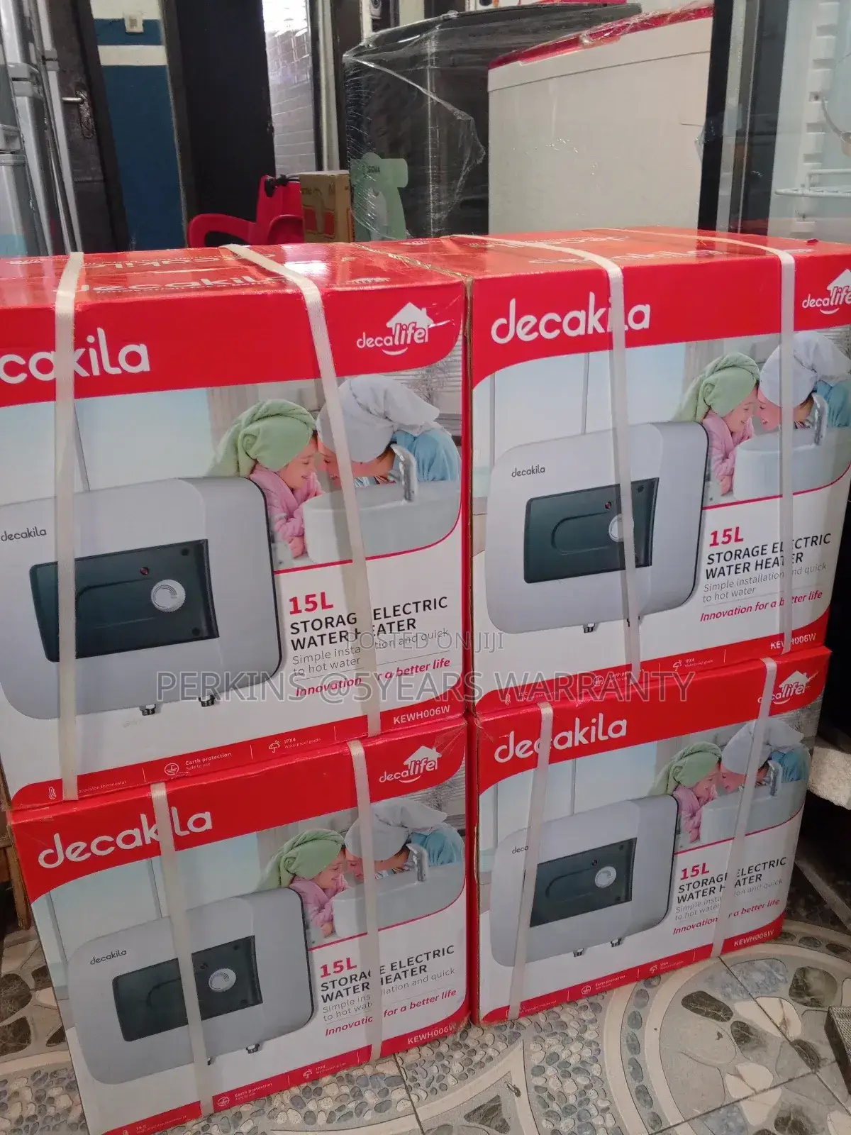 Quality and Affordable Decakila Water Heater 15L