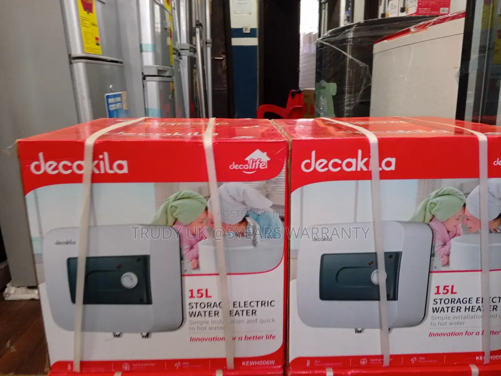 Quality and Affordable Decakila Water Heater 15L