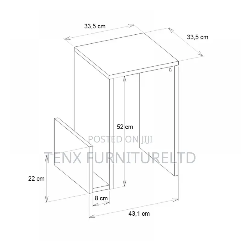 Side Table (Sapphire)
