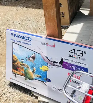 43 Inches LED Smart Full HD Nasco (Black) Tv 