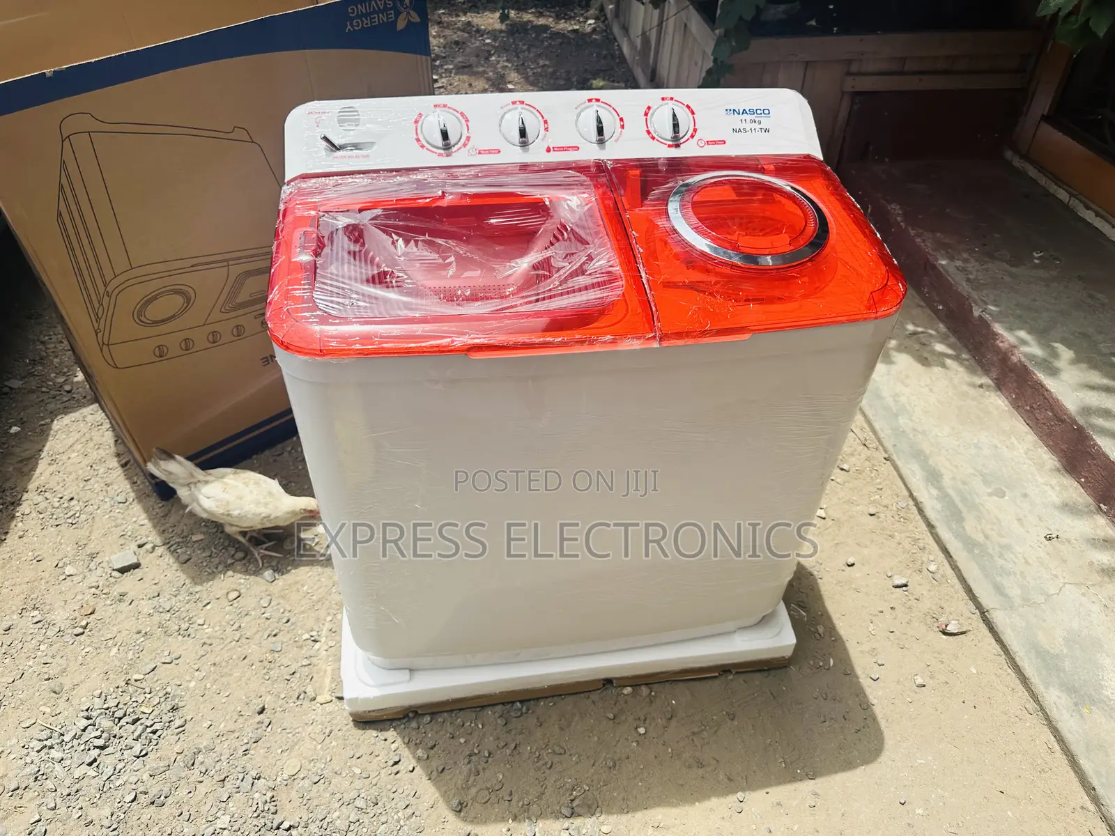 Transparent Lid Cover Washing Machine 11kg Top Load Nasco