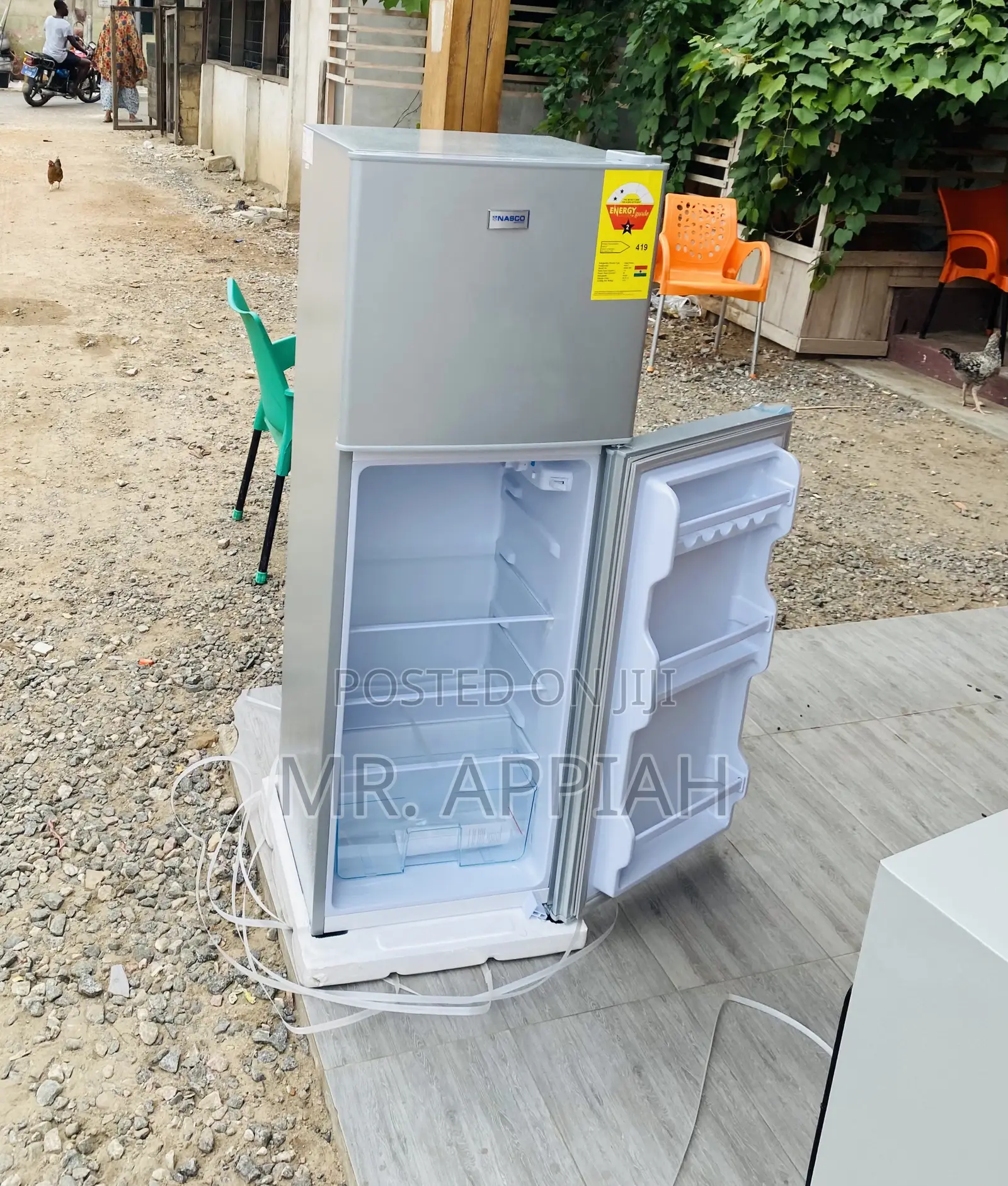 Super Cooling Nasco F2-18 158L Double Door Electric Fridge