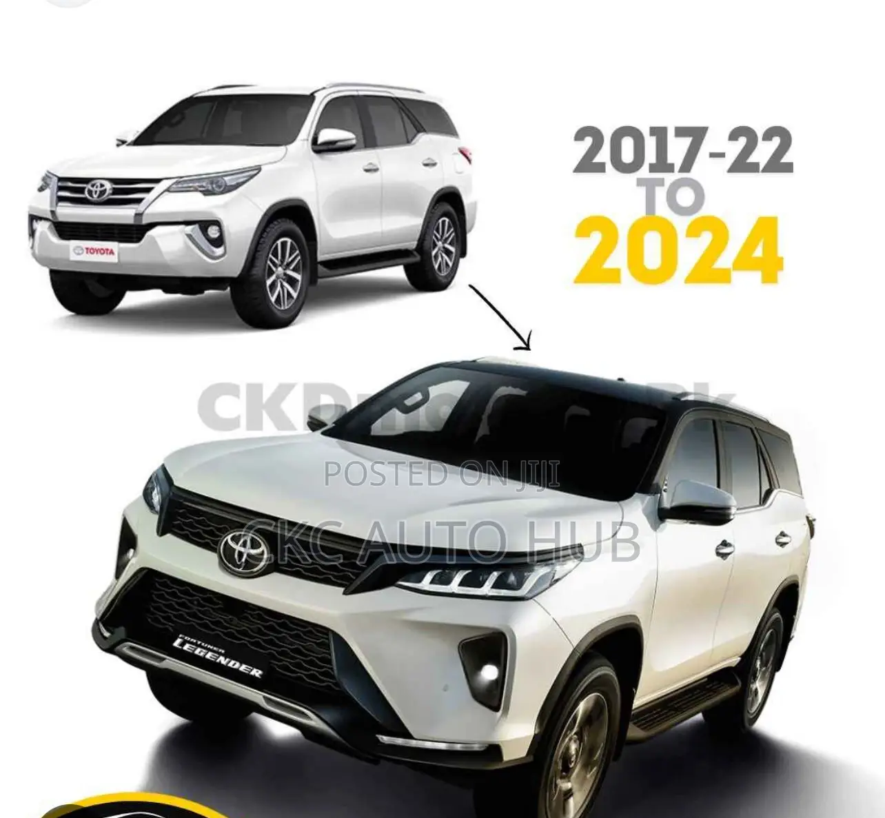 Fortuner 2017 Upgrade to 2024 Kits Available