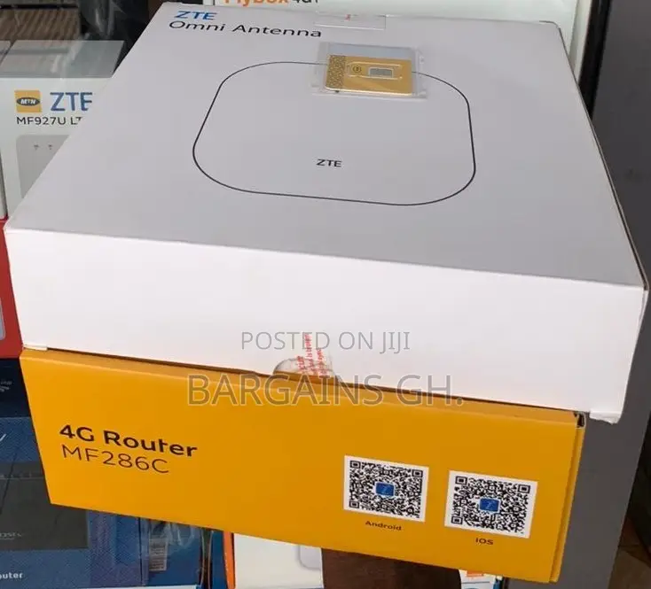 MTN Zte Mf286c Turbonet Router With Antenna and Data Sim