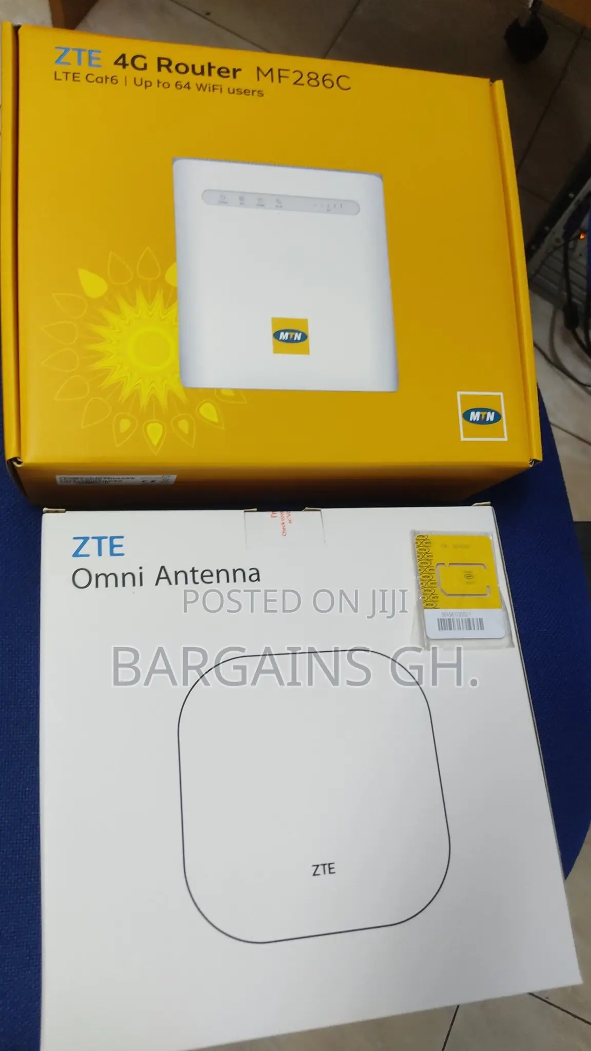 MTN Zte Mf286c Turbonet Router With Antenna and Data Sim