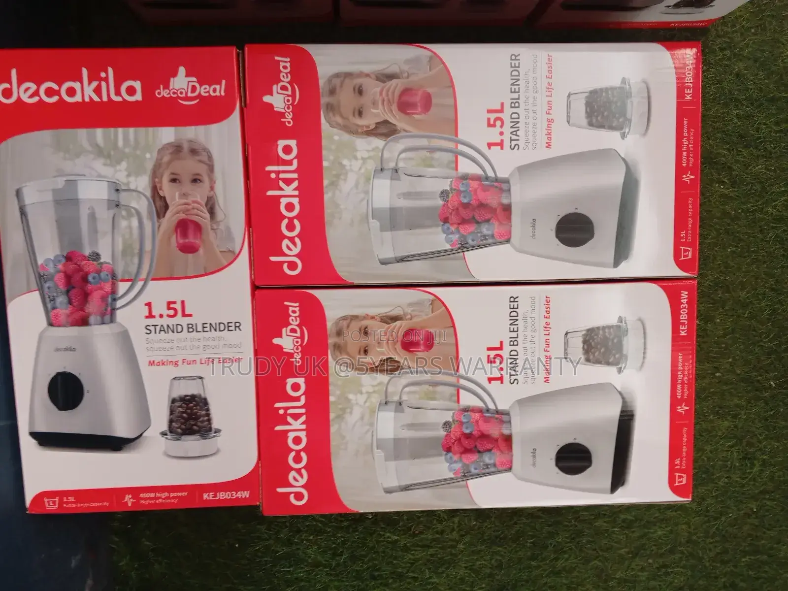 Decakila 1.5L Stand Blender 400watts