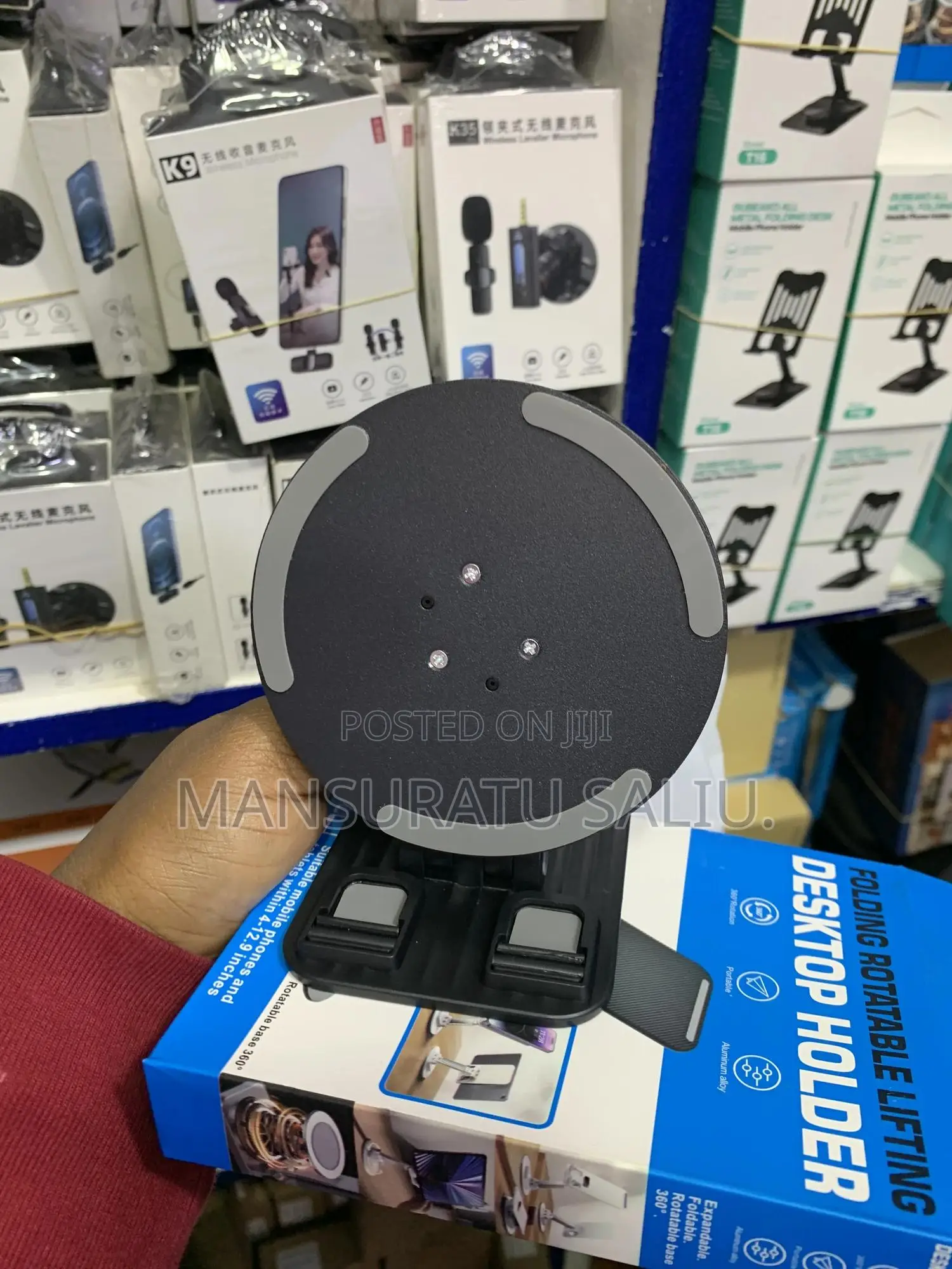 Folding Rotatable Lifting Desktop Holder