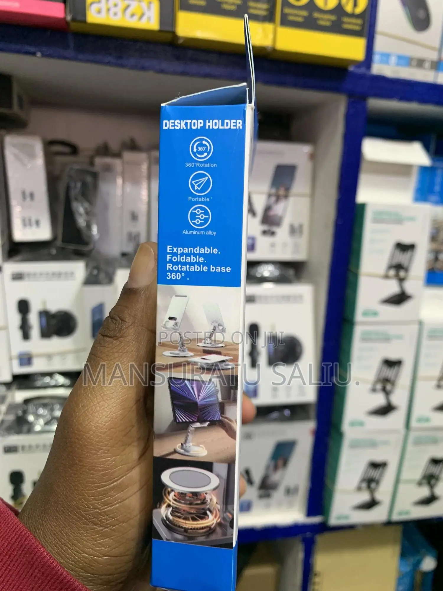 Folding Rotatable Lifting Desktop Holder