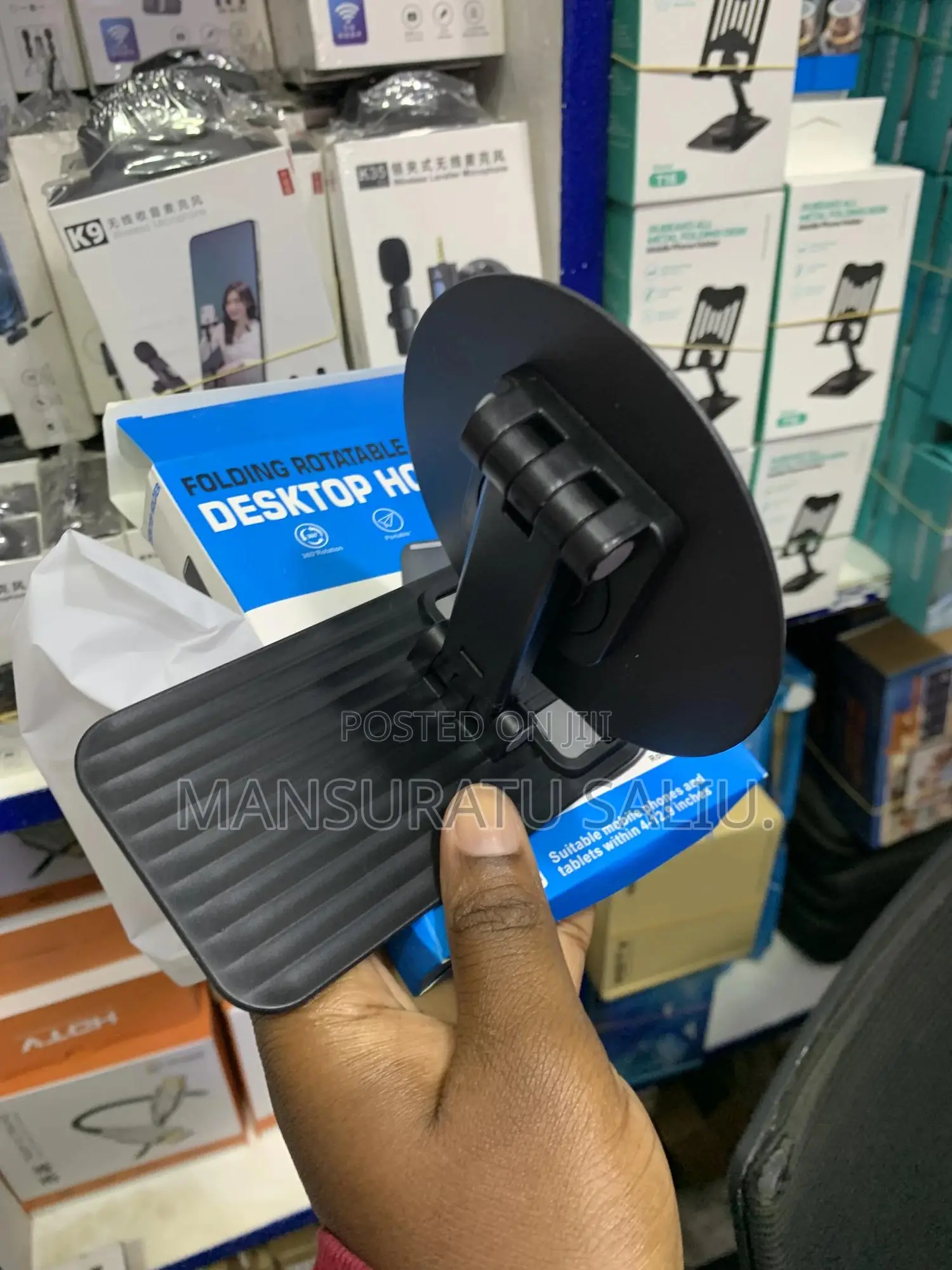 Folding Rotatable Lifting Desktop Holder