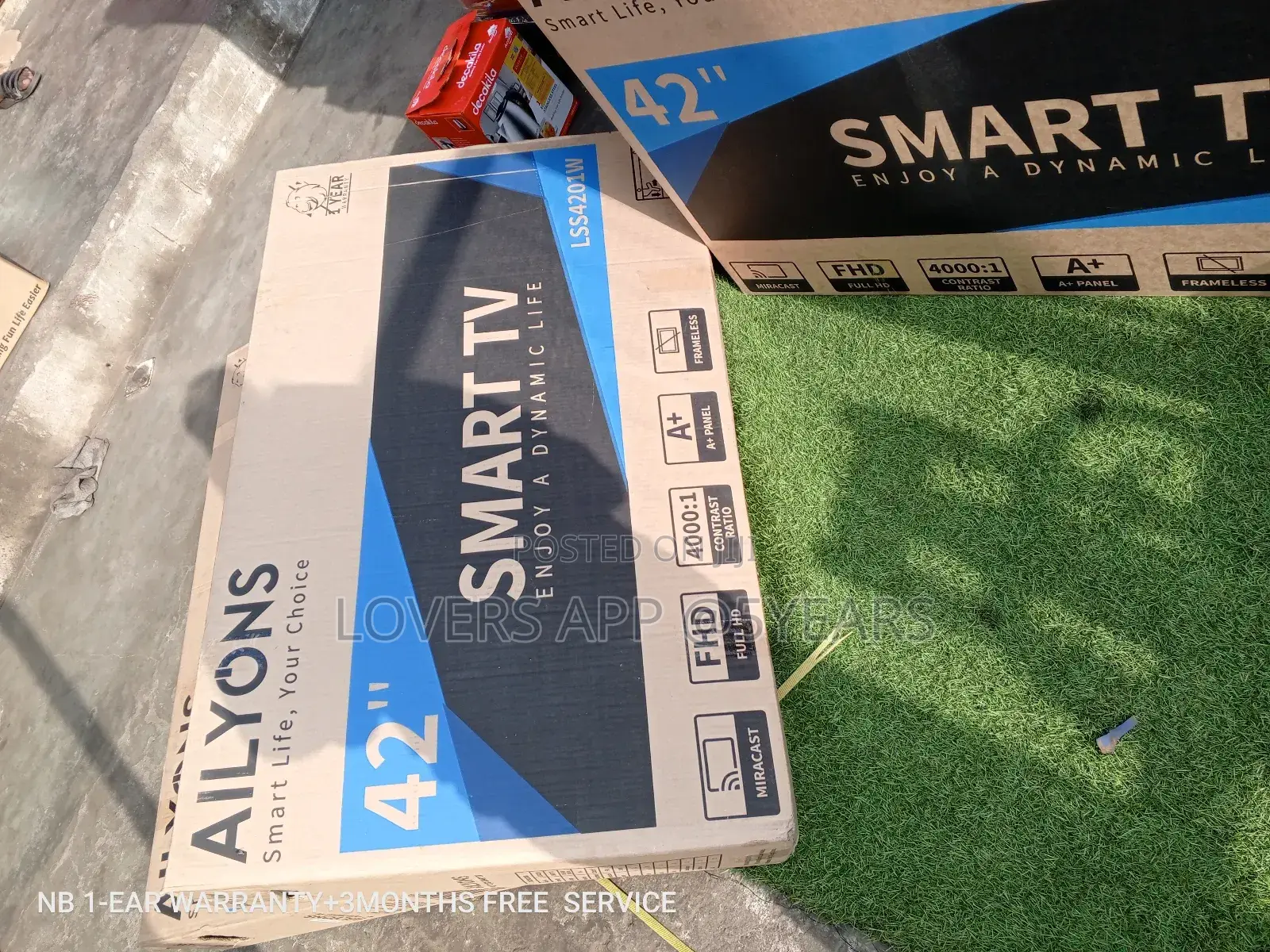 New in Box Ailyons Television Android TVS Wi-Fi Enjoy Life