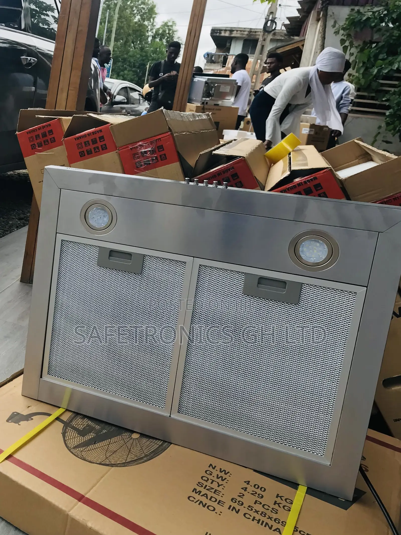 Available Midea 90cm Extractor 90M21 Gray