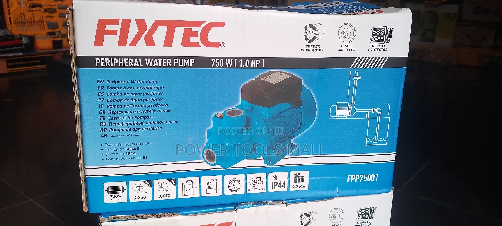 Fixtec 1HP Peripheral Pump