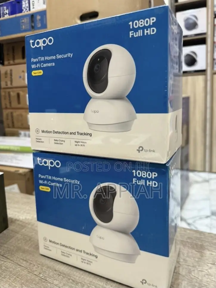 Tp-Link Tapo Pan/Tilt SecurityCamera for Baby Monitor,White