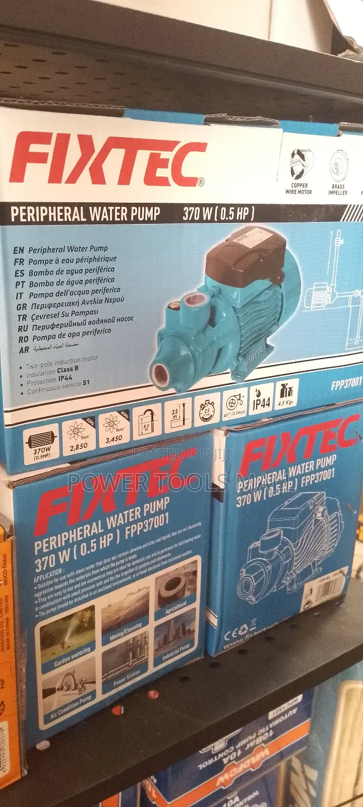 Fixtec 0.5HP Peripheral Pump 370W