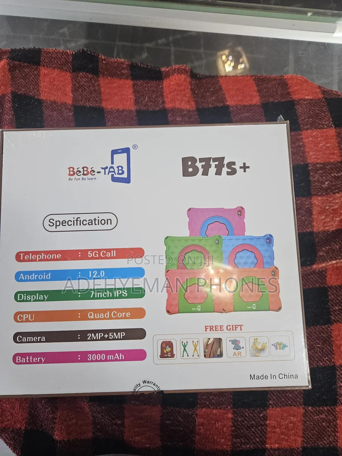 New Bebe B77s Plus 256 GB Blue