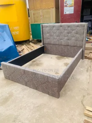 Fabric Double Bed Frame
