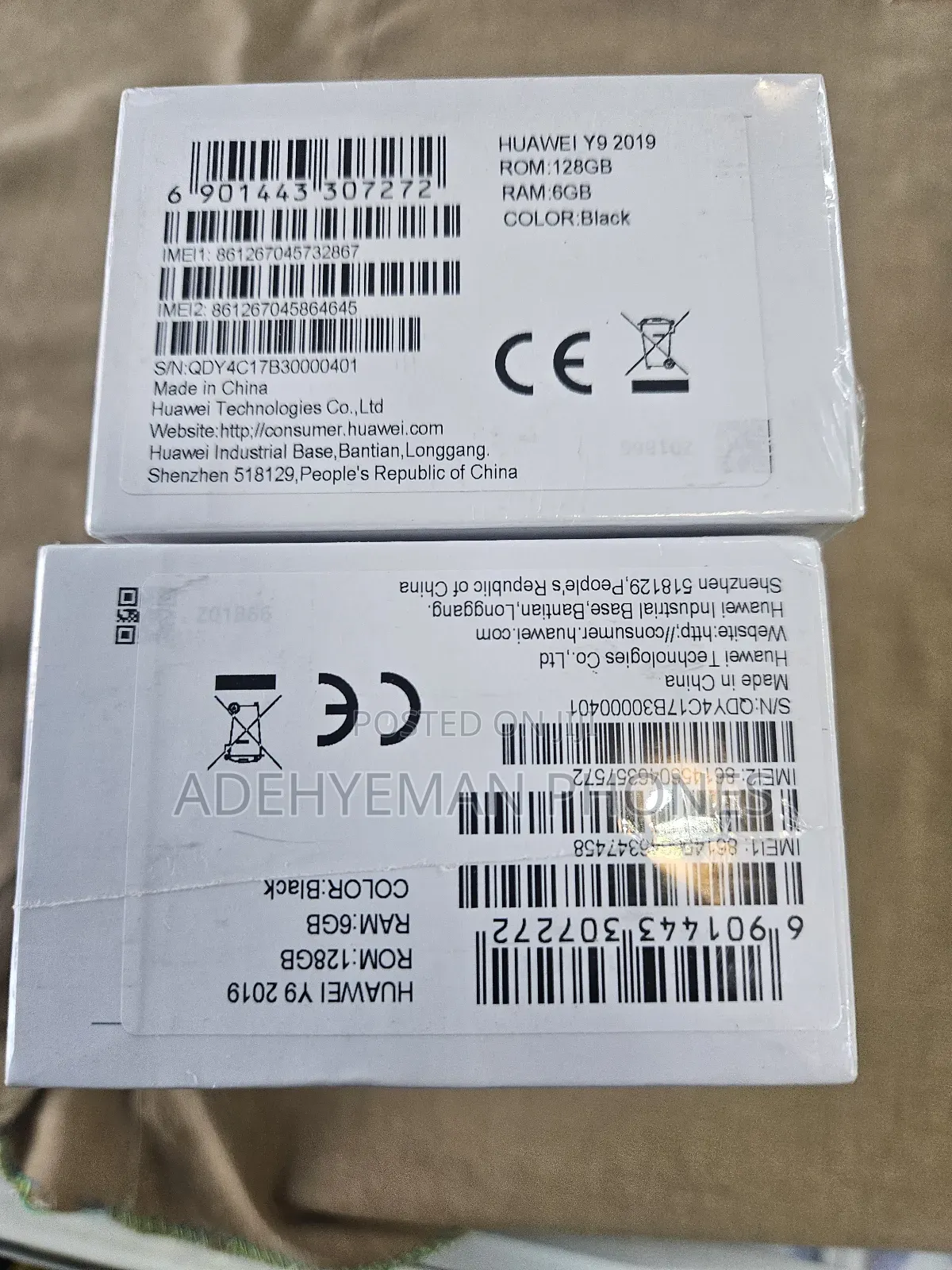 New Huawei Y9 2019 128 GB