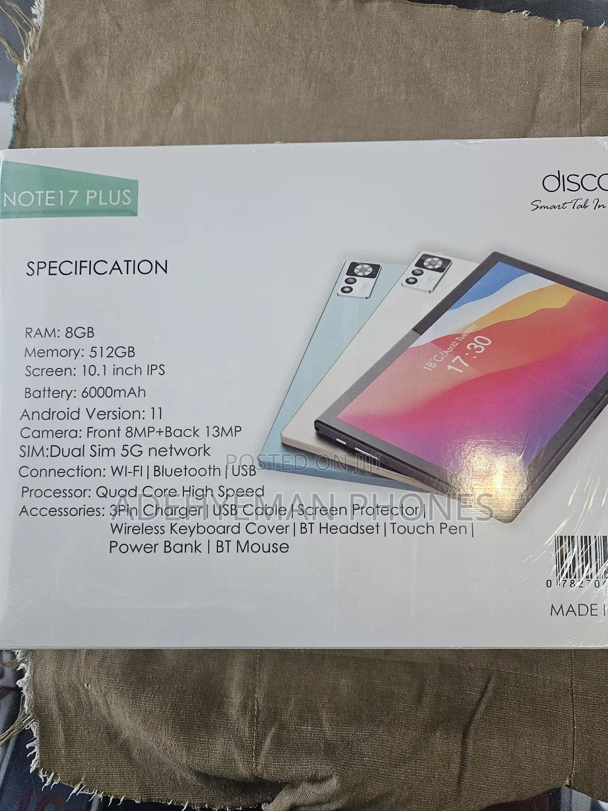 New Discover Note 17 Plus 512 GB