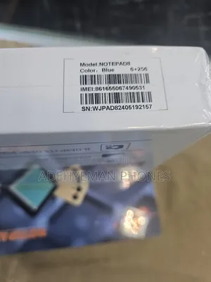 New Idino Note Pad 8 256 GB Blue