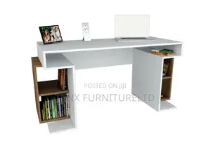 Computer Desk (Multi) White and Oak