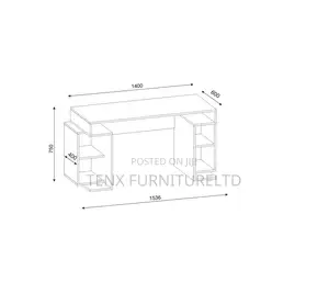 Computer Desk (Multi) White and Oak