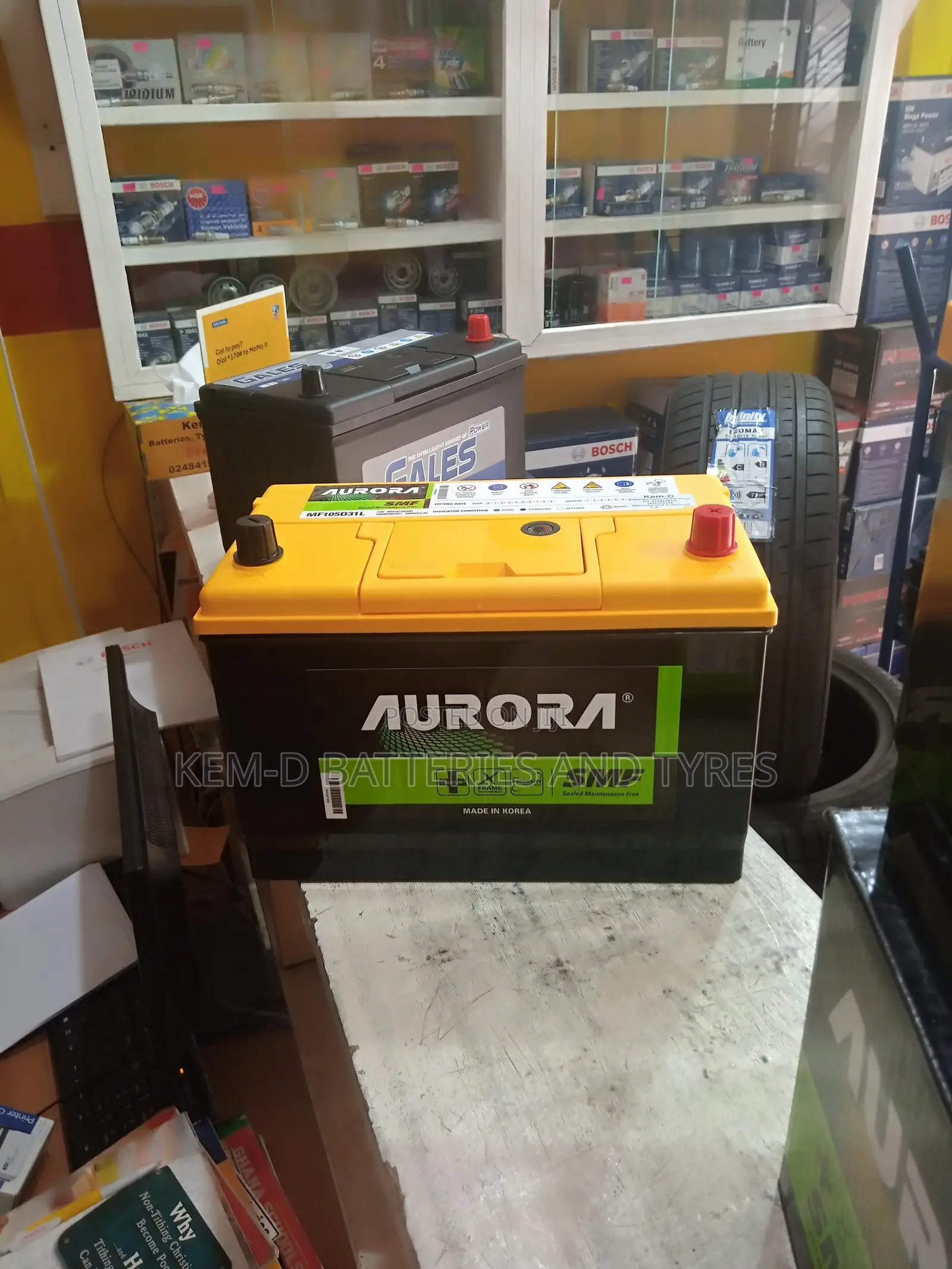 17 Plates Aurora Car Battery + Free Delivery