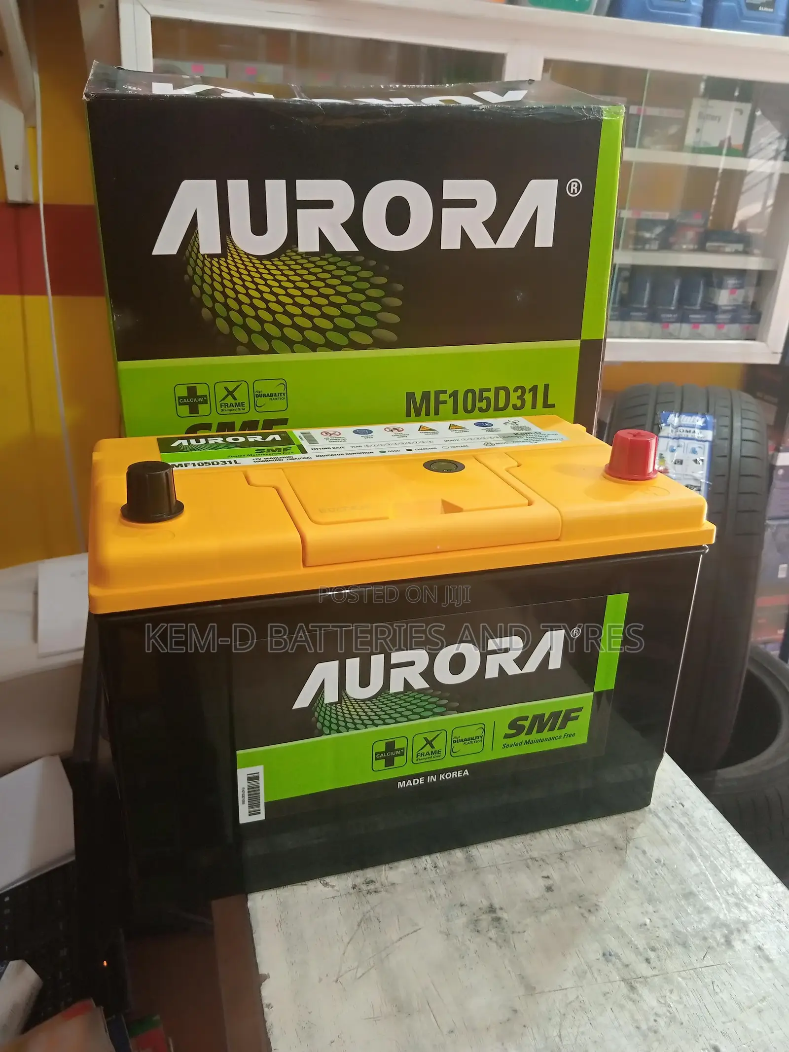 17 Plates Aurora Car Battery + Free Delivery