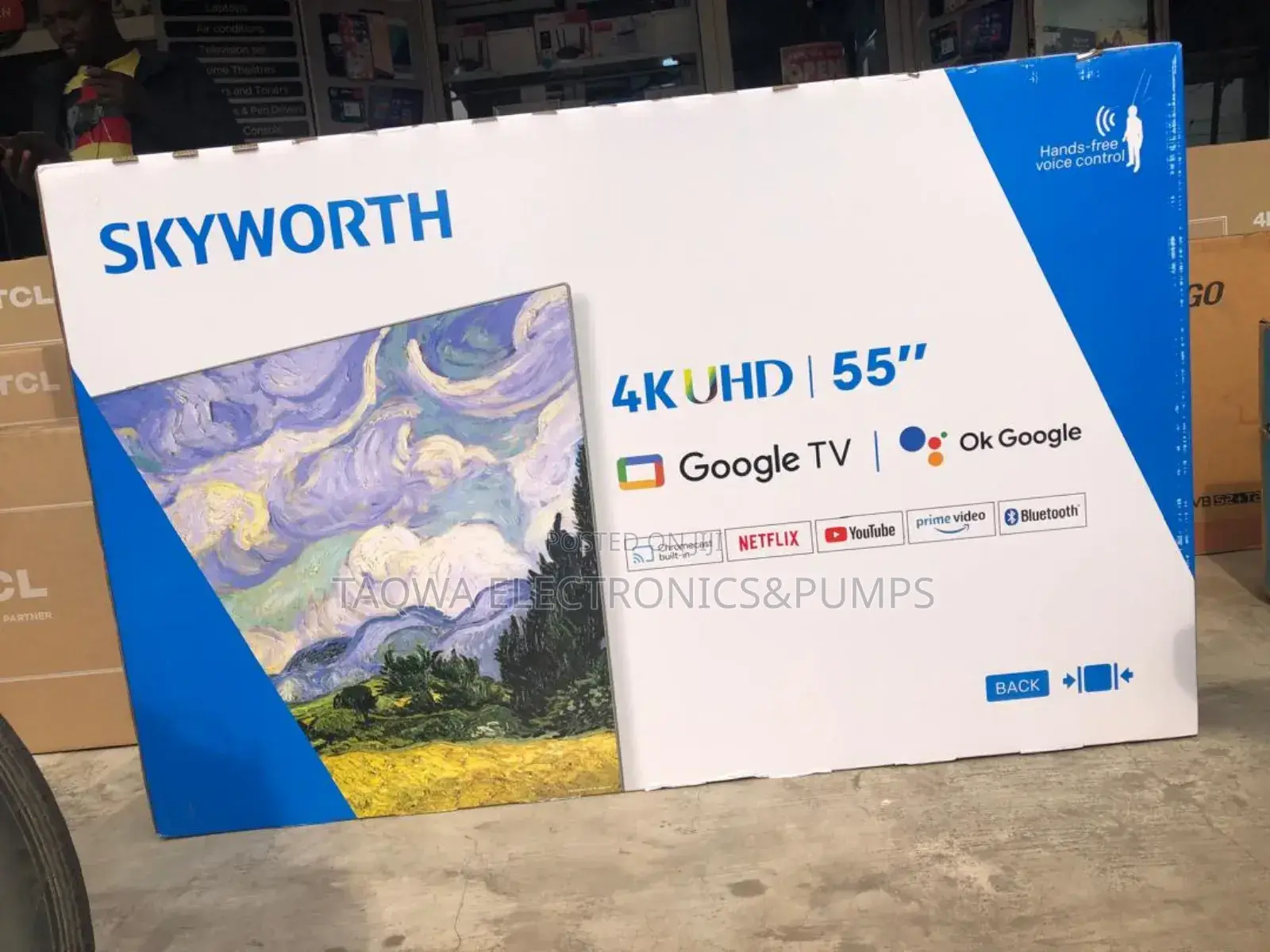 Amazing 55"Inches Android Skyworth Tv