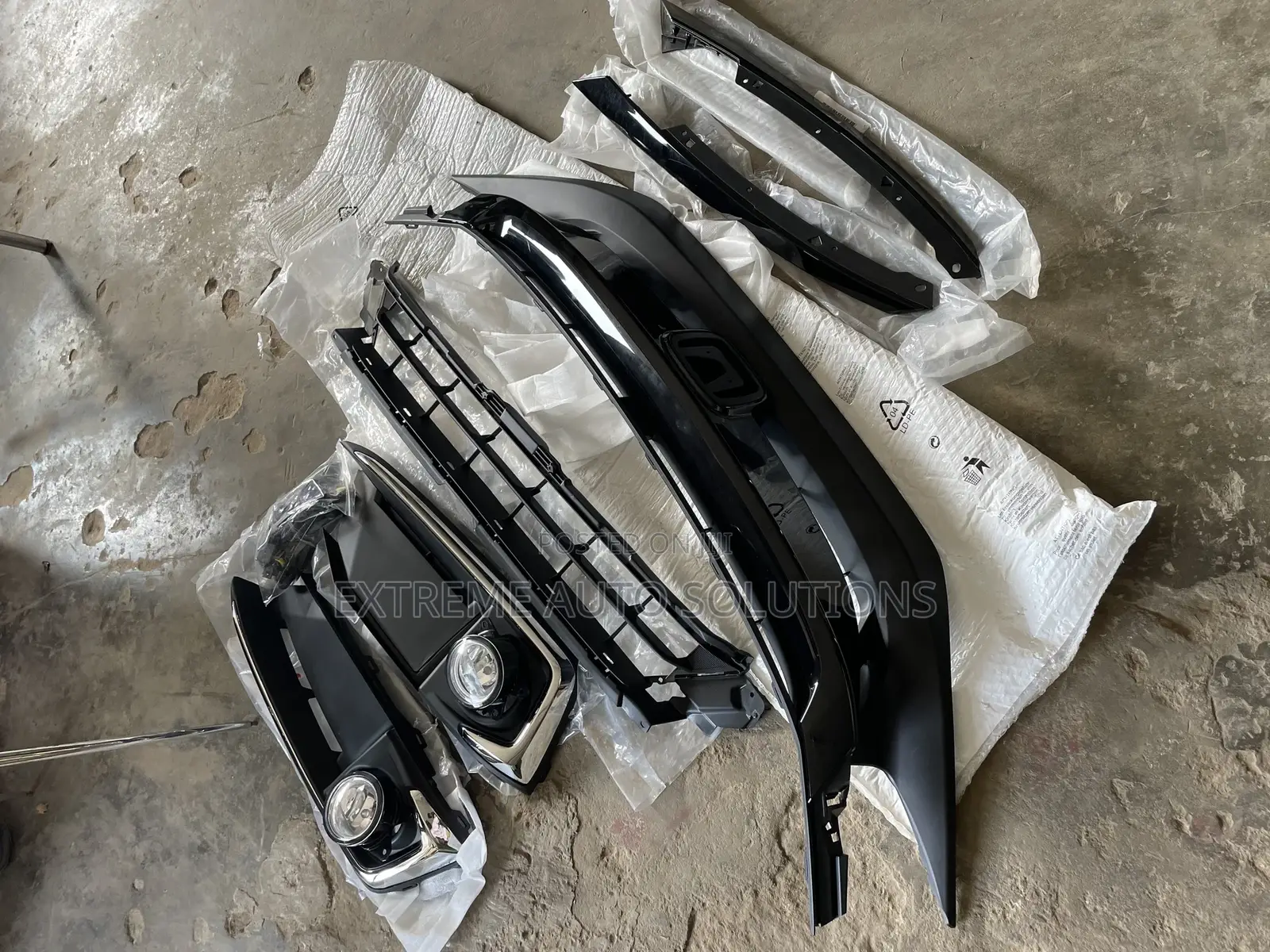 Honda Civic 2021 Front Upper Lower Grille Fog Light