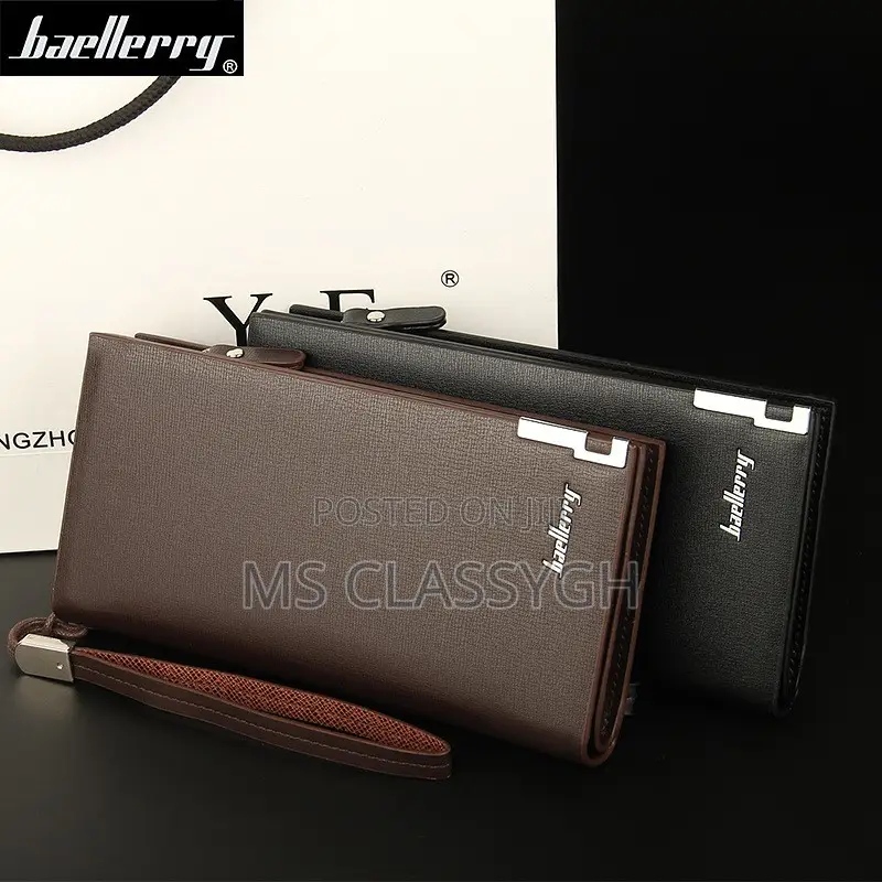 Baellery Unisex Luxury Wallet Purse Handy Clutch Portomonee