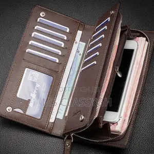 Baellery Unisex Luxury Wallet Purse Handy Clutch Portomonee