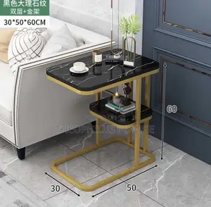 Double Layer Mable Side of Table / Coffee Table