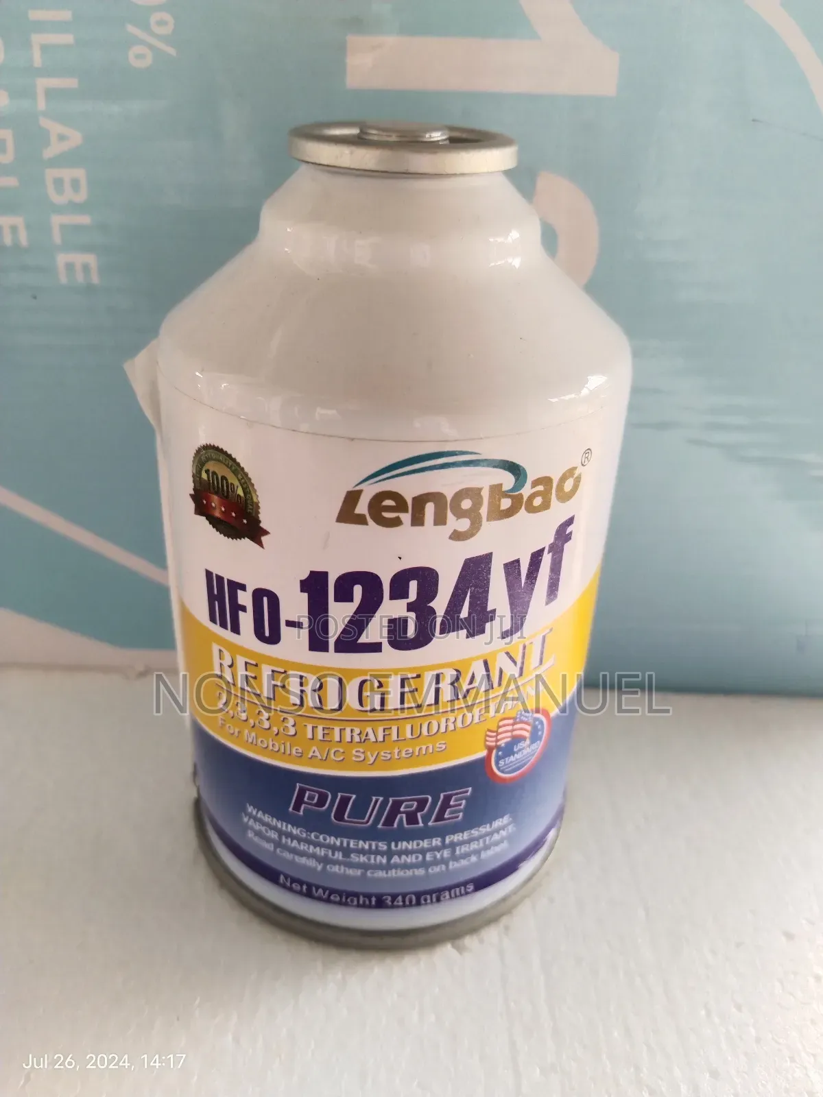R1234yf Gas