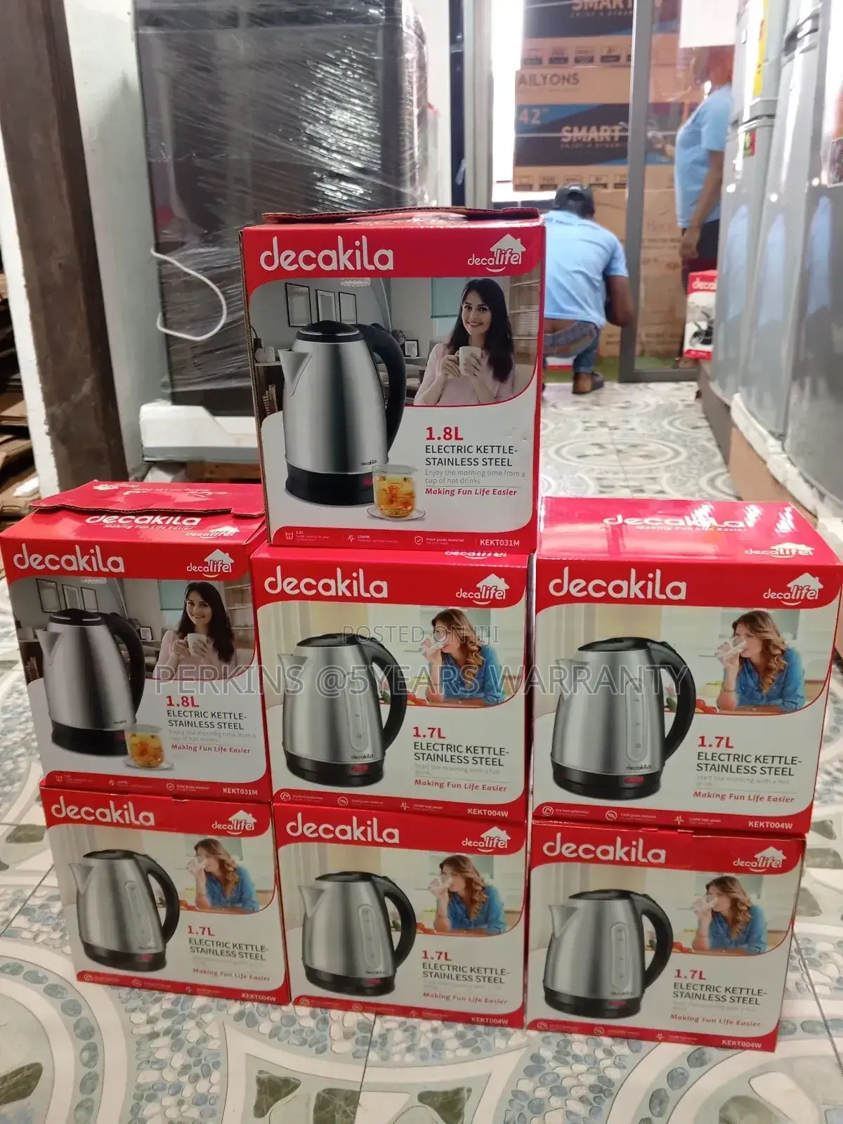 Amazing Decalife 1.7liters Kettle
