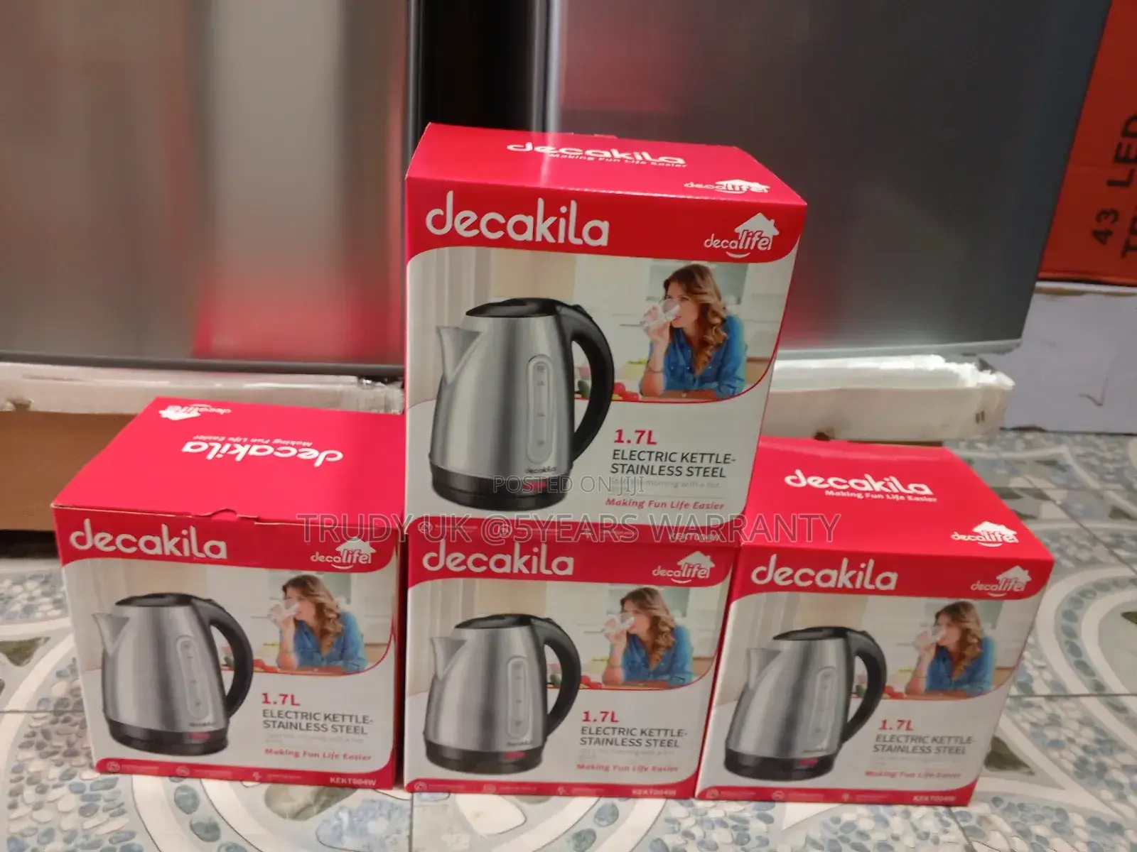 Creative Home Decakila Electric Kettle Stainless