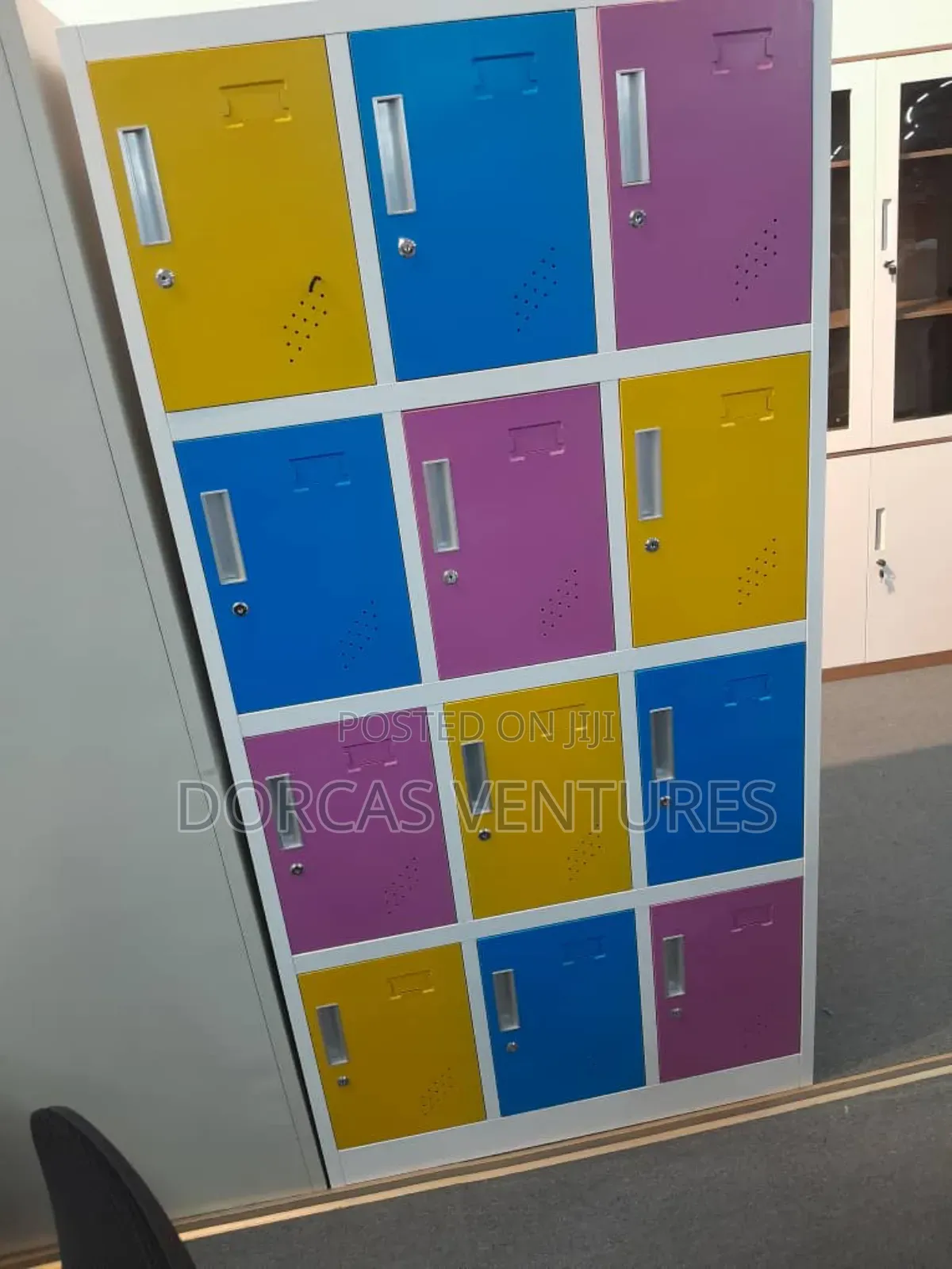 12 Door Metal Cabinet