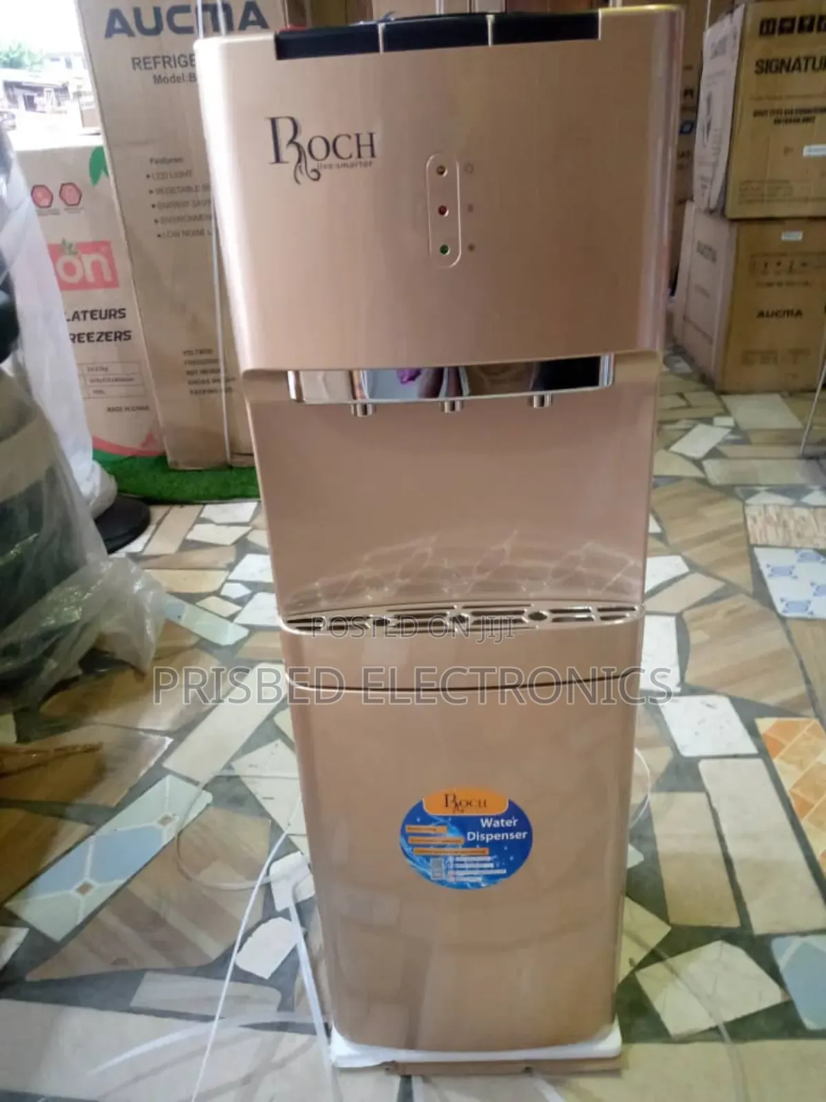 ROCH Durable Water Dispenser With Bottom Fridge